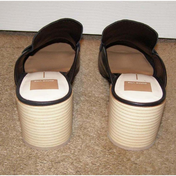 NEW 8.5 Dolce Vita Katina Mules Black shoes - Picture 6 of 8